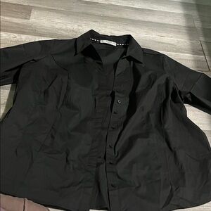 Riders by Lee Black Button Down Shirt